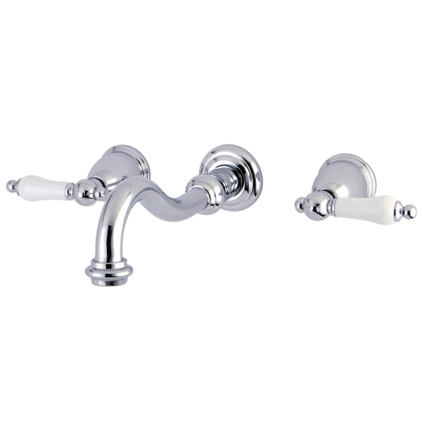 Kingston Brass Roman Tub Faucet, Polished Chrome, Wall Mount KS3021PL - main